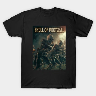 Skull of Football T-Shirt